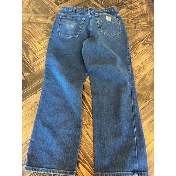 Carhartt FR Fire Resistant Workwear Jeans Men 34x30 Oil Electrician Carpenter - Picture 3 of 8